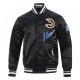 Atlanta Hawks 2024/25 City Edition Black Satin Jacket