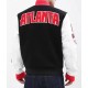 Atlanta Hawks Black and White Varsity Jacket Atlanta Hawks Black and White Varsity Jacket
