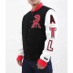 Atlanta Hawks Black and White Varsity Jacket Atlanta Hawks Black and White Varsity Jacket