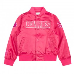 Atlanta Hawks Triple Pink Satin Jacket 