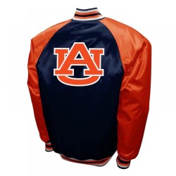 Auburn Tigers The Game Navy Satin Jacket