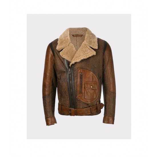 Aviator Raf B3 Men’s Leather Bomber Flying Jacket Aviator Raf B3 Men’s Leather Bomber Flying Jacket