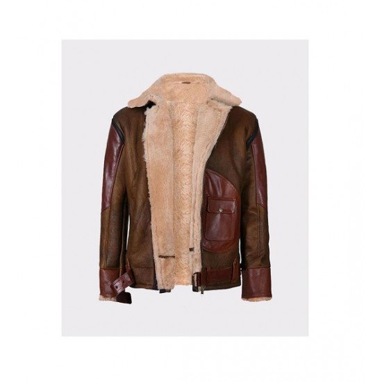 Aviator Raf B3 Men’s Leather Bomber Flying Jacket Aviator Raf B3 Men’s Leather Bomber Flying Jacket