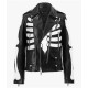 Axl Rose Guns N Roses Skeleton Motorcycle Costume Leather Jacket Axl Rose Guns N Roses Skeleton Motorcycle Costume Leather Jacket