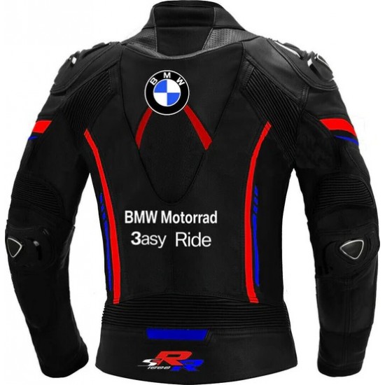 BMW Motorrad Black Leather Racing Jacket BMW Motorrad Black Leather Racing Jacket