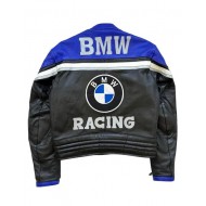 BMW Racing Black Leather Jacket