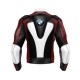 BMW White Maroon Motorcycle Leather Racing Jacket BMW White Maroon Motorcycle Leather Racing Jacket