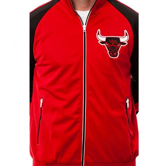 Backboard Chicago Bulls Red Track Jacket Backboard Chicago Bulls Red Track Jacket