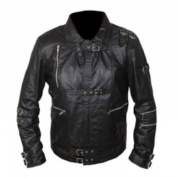Bad MJ Black Leather Jacket