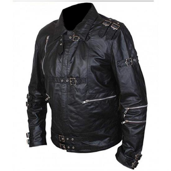 Bad MJ Black Leather Jacket