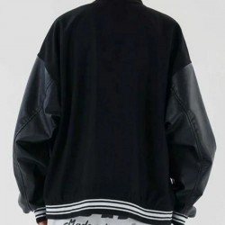 Bad To The Bone Skeleton Baseball Jacket