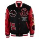 Baltimore Elite Giants Black & Red Varsity Jacket