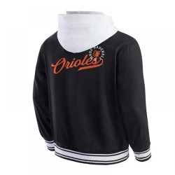 Baltimore Orioles Black Cotton Hooded Jacket