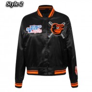 Baltimore Orioles Mashup Classic Rib Satin Jacket