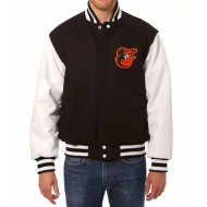 Baltimore Orioles Varsity White/Black Jacket