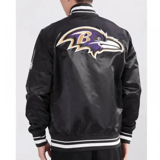 Baltimore Ravens Mashup Classic Rib Satin Jacket