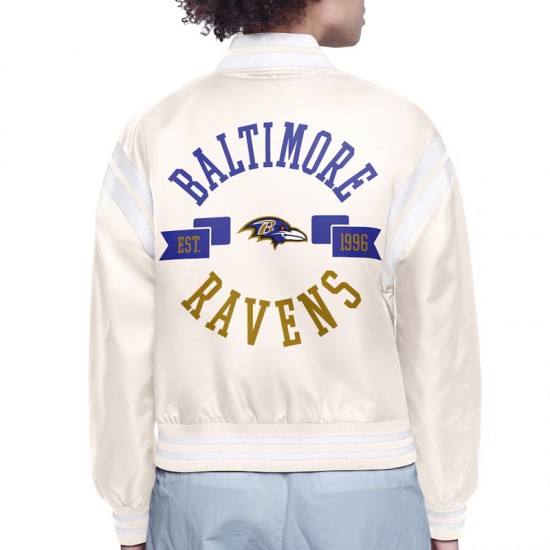 Baltimore Ravens Printed Logo Varsity Jacket Baltimore Ravens Printed Logo Varsity Jacket