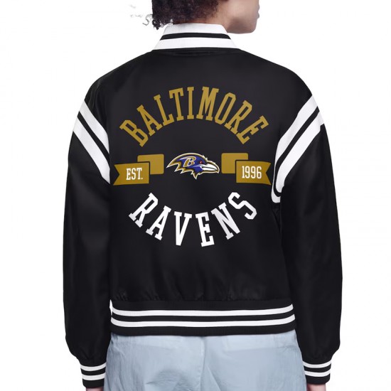 Baltimore Ravens Printed Logo Varsity Jacket Baltimore Ravens Printed Logo Varsity Jacket