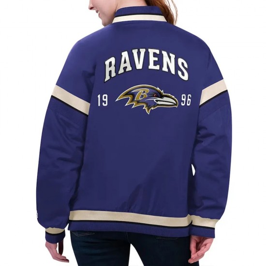 Baltimore Ravens Tournament Purple Varsity Jacket Baltimore Ravens Tournament Purple Varsity Jacket