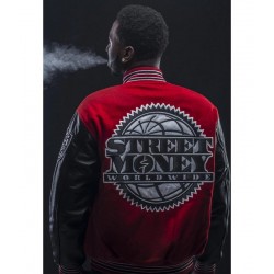 Bankroll Fresh Street Money Worldwide Letterman Jacket