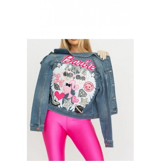 Barbie Love Jacket, Barbie Denim Jacket 2023 Barbie Love Jacket, Barbie Denim Jacket 2023