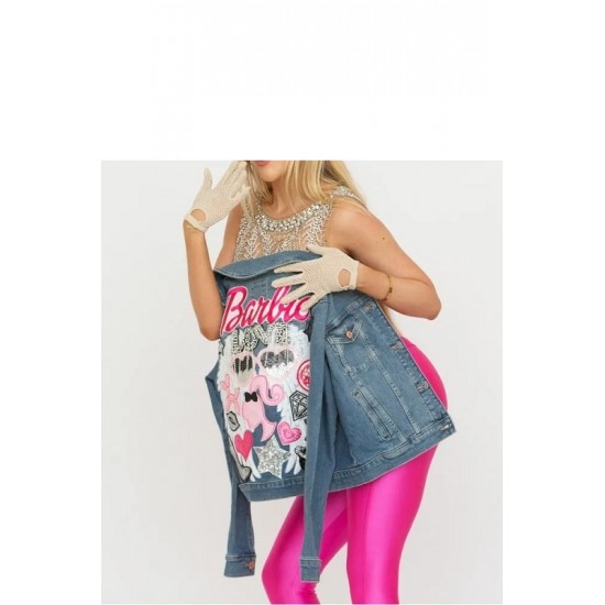 Barbie Love Jacket, Barbie Denim Jacket 2023 Barbie Love Jacket, Barbie Denim Jacket 2023