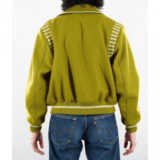 Bare Knuckles Western Varsity Wool Green Jacket Bare Knuckles Western Varsity Wool Green Jacket