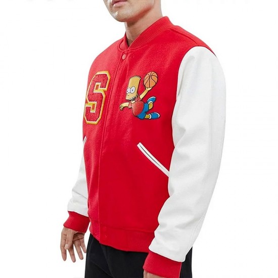 Bart Simpson Varsity Jacket Bart Simpson Varsity Jacket