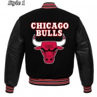 Basketball Chicago Bulls Black College Jacket
