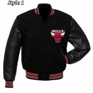 Basketball Chicago Bulls Black College Jacket