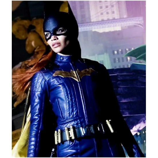 Batgirl Leslie Grace Leather Jacket Costume Batgirl Leslie Grace Leather Jacket Costume