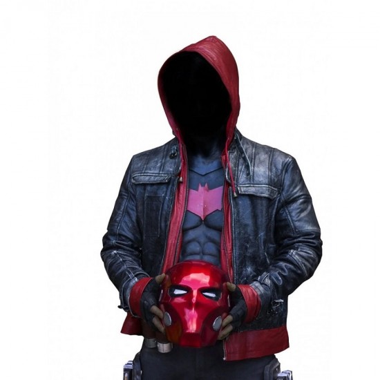 Batman Arkham Knight Red Hood Mens Jacket and Vest Batman Arkham Knight Red Hood Mens Jacket and Vest