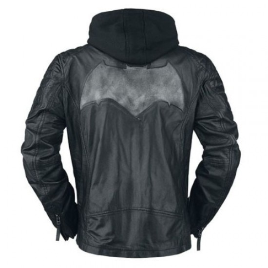 Batman Black Biker Leather Jacket Batman Black Biker Leather Jacket