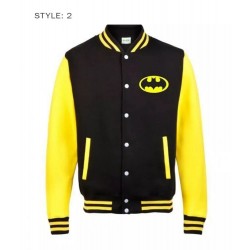 Batman Letterman Black Varsity Jacket