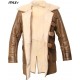 Men's Fashion Dark rising knight Bane Coat With Artificial Fur