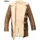 Mens Bane Knight Military Leather Cosplay Costume - Coat for Men