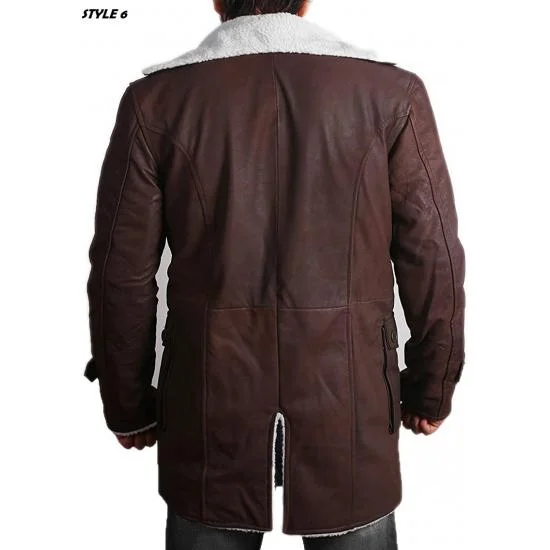 Mens Bane Knight Military Leather Cosplay Costume - Coat for Men