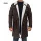 Mens Bane Knight Military Leather Cosplay Costume - Coat for Men