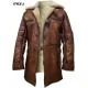 Mens Bane Knight Military Leather Cosplay Costume - Coat for Men