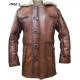 Mens Bane Knight Military Leather Cosplay Costume - Coat for Men