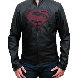 Batman vs Superman Dawn of Justice Maroon Leather Jacket 