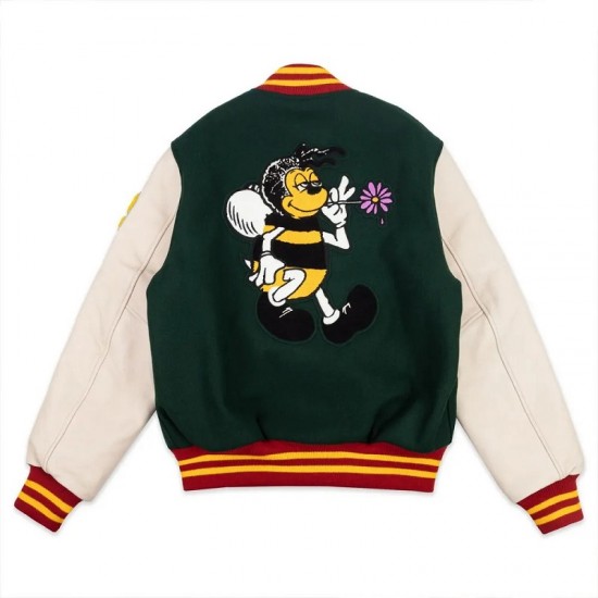 Bee Line Green Varsity Jacket Bee Line Green Varsity Jacket