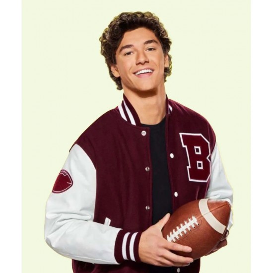 Belmont Cameli Saved by the Bell Varsity Letterman Jacket Belmont Cameli Saved by the Bell Varsity Letterman Jacket