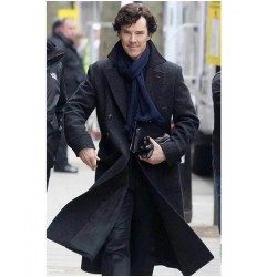 Benedict Cumberbatch Sherlock Grey Trench Coat