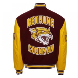 Bethune Cookman University Maroon & Gold Varsity Jacket