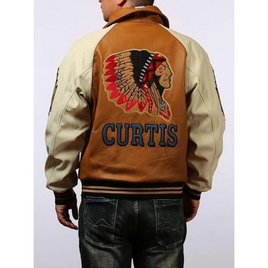 Big Chief Curtis Leather Bomber Jacket Big Chief Curtis Leather Bomber Jacket