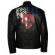 Biker American Skull Leather Jacket Biker American Skull Leather Jacket