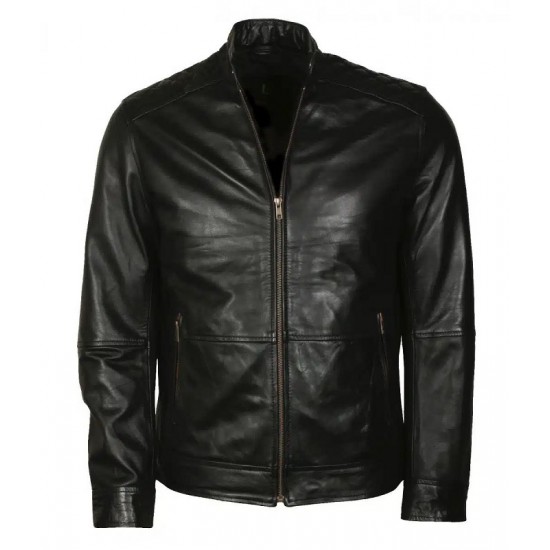 Biker American Skull Leather Jacket Biker American Skull Leather Jacket