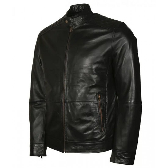 Biker American Skull Leather Jacket Biker American Skull Leather Jacket