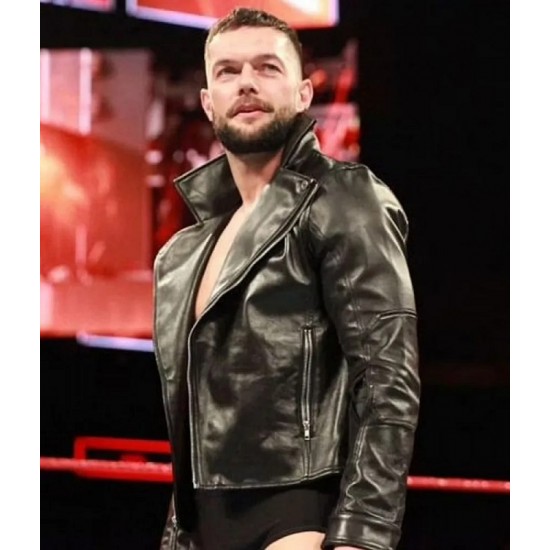 Biker Finn Balor Club WWE Leather Jacket Biker Finn Balor Club WWE Leather Jacket